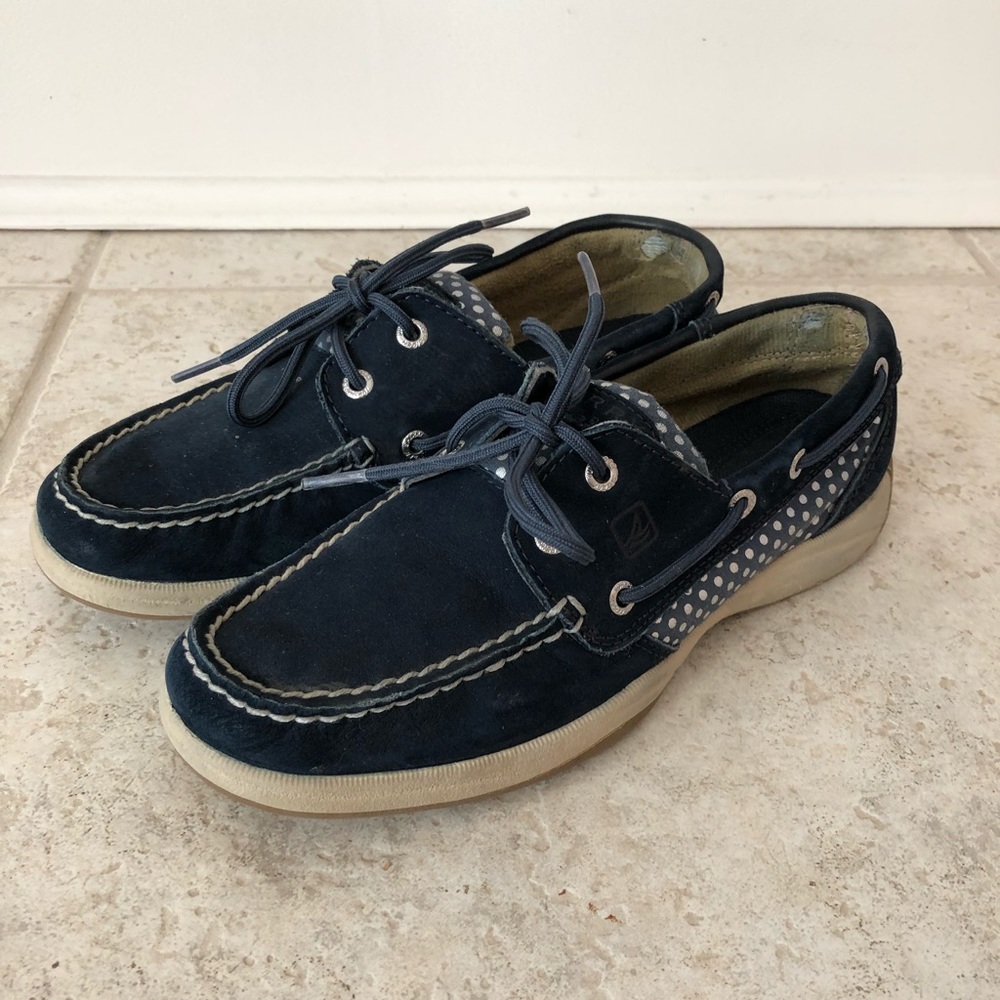 Women’s Polka-Dot Sperry Top-Sider Shoes Size 6.5
